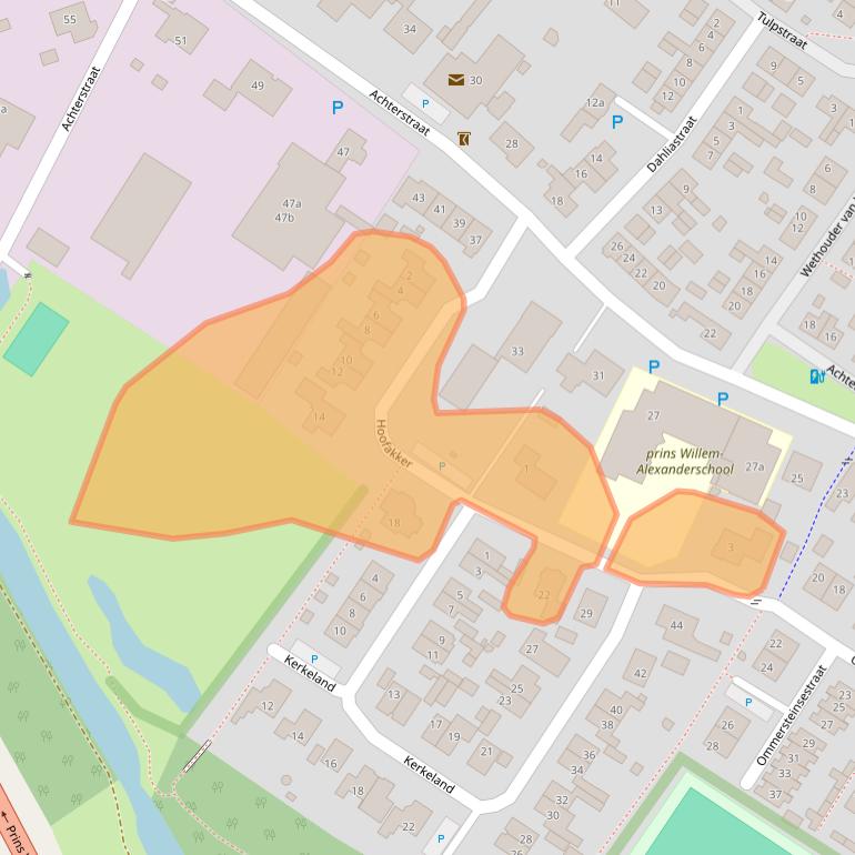 Kaart van postcodegebied 4054NT.