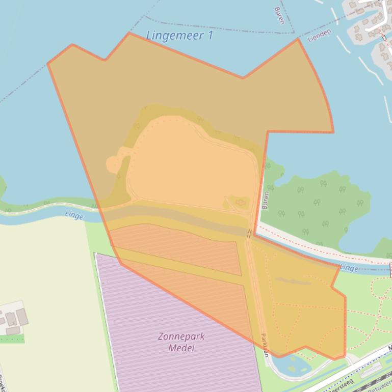 Kaart van postcodegebied 4054NW.