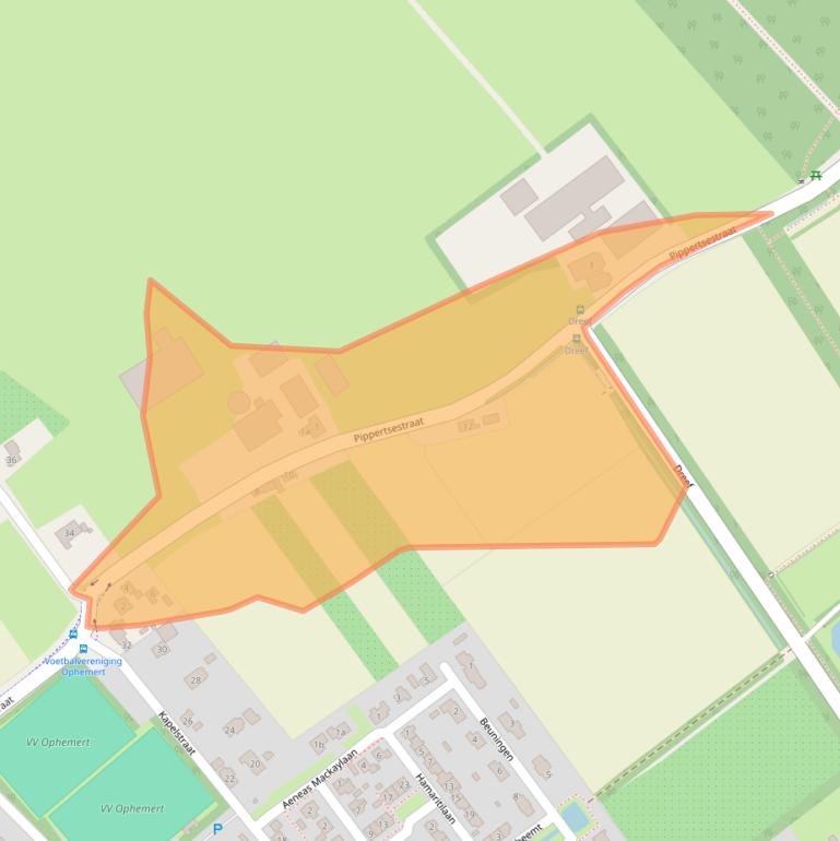 Kaart van postcodegebied 4061BK.