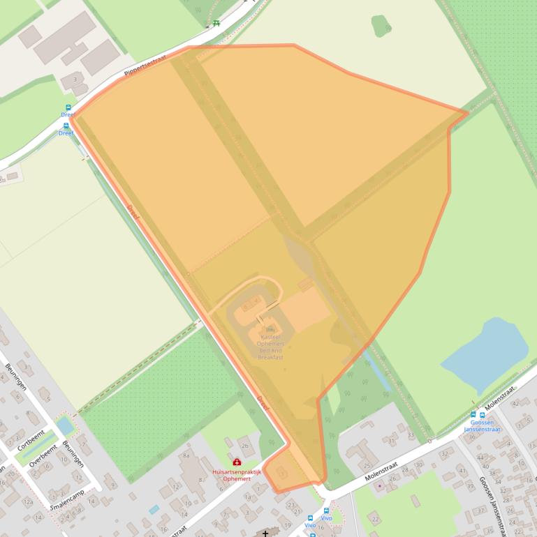 Kaart van postcodegebied 4061BL.