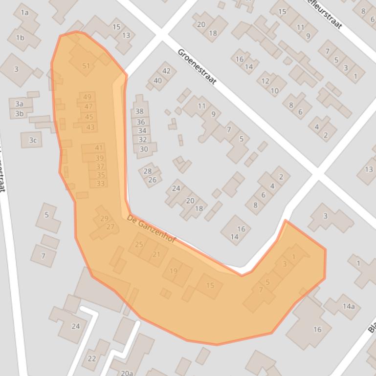 Kaart van postcodegebied 4061BM.