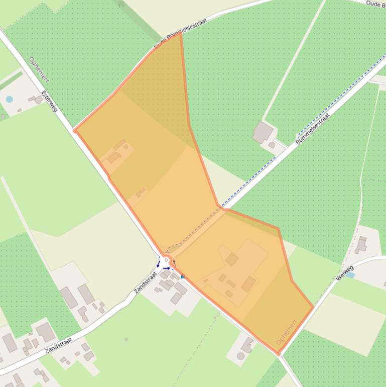 Kaart van postcodegebied 4061PX.