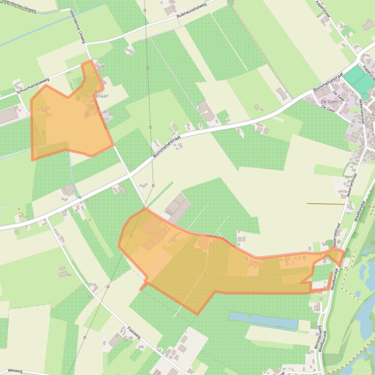 Kaart van postcodegebied 4061RH.