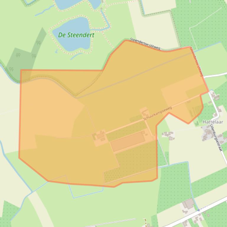 Kaart van postcodegebied 4061RK.