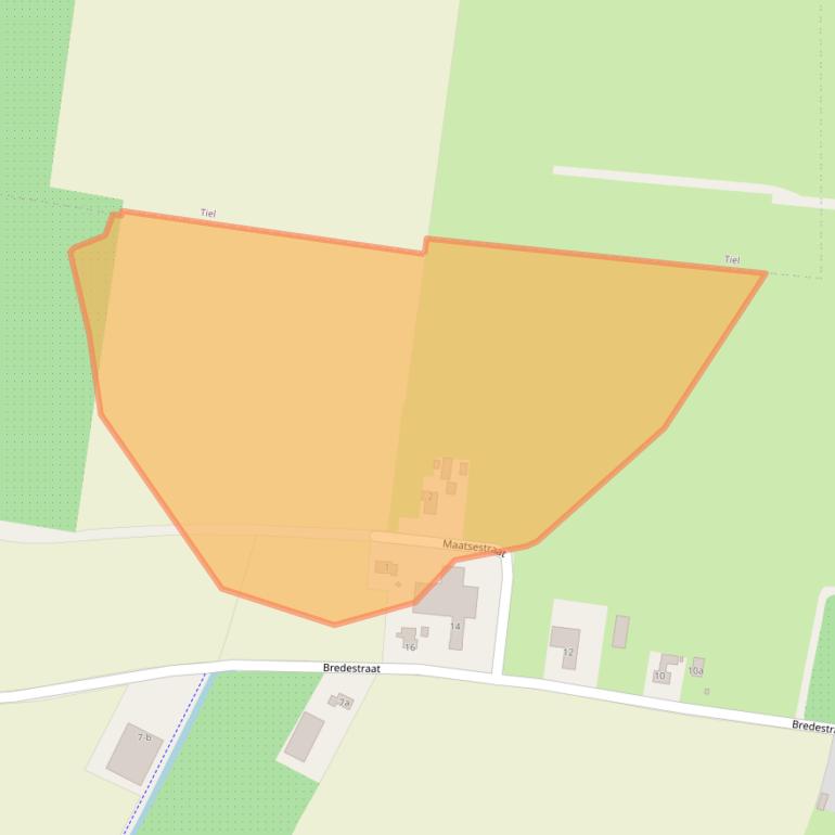 Kaart van postcodegebied 4062PN.