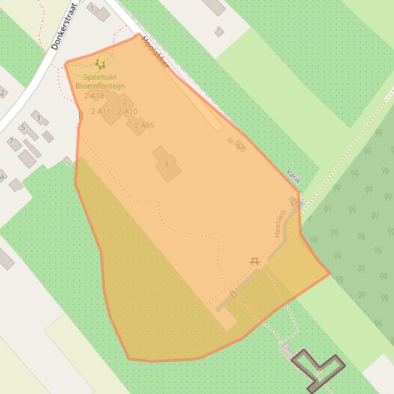 Kaart van postcodegebied 4063CL.