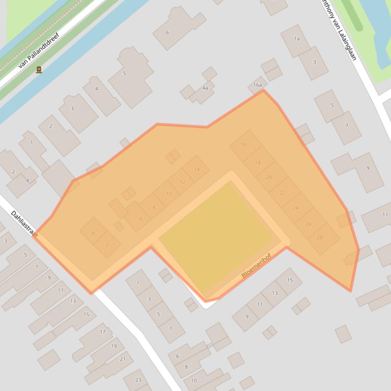 Kaart van postcodegebied 4101HH.