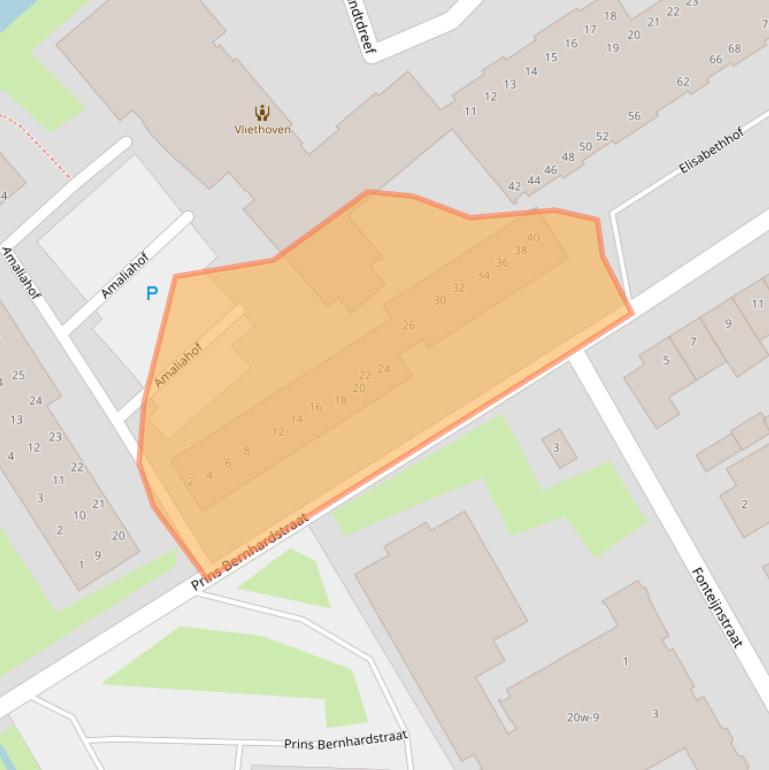 Kaart van postcodegebied 4101HW.