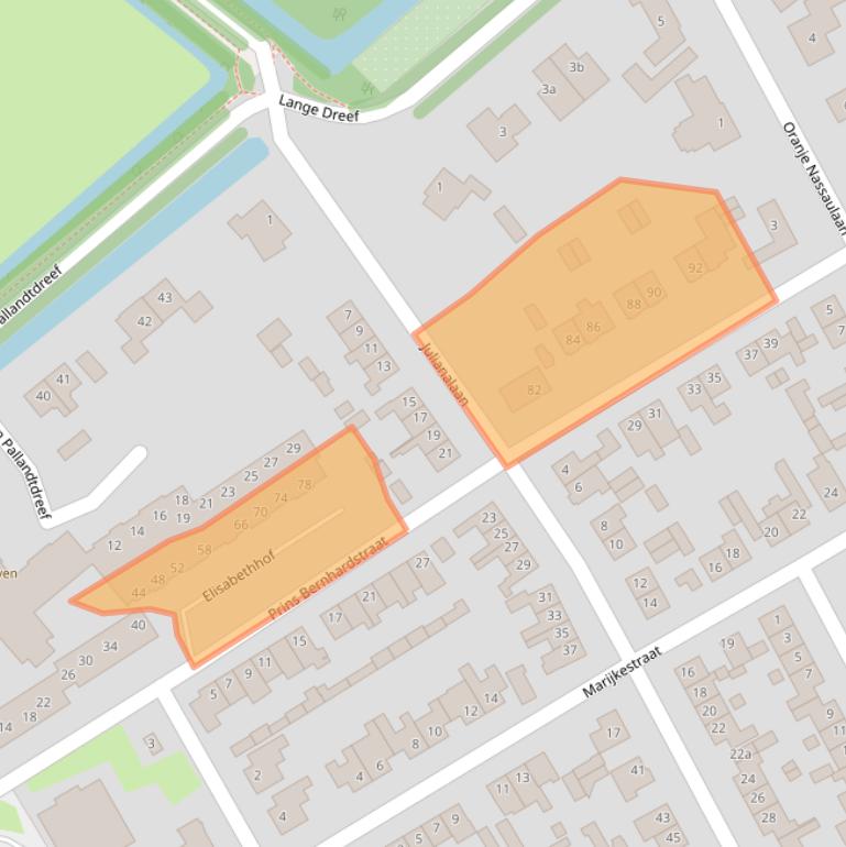 Kaart van postcodegebied 4101HX.