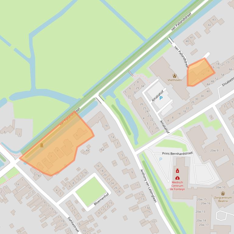 Kaart van postcodegebied 4101KA.