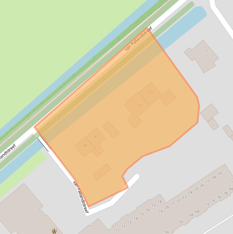 Kaart van postcodegebied 4101KD.