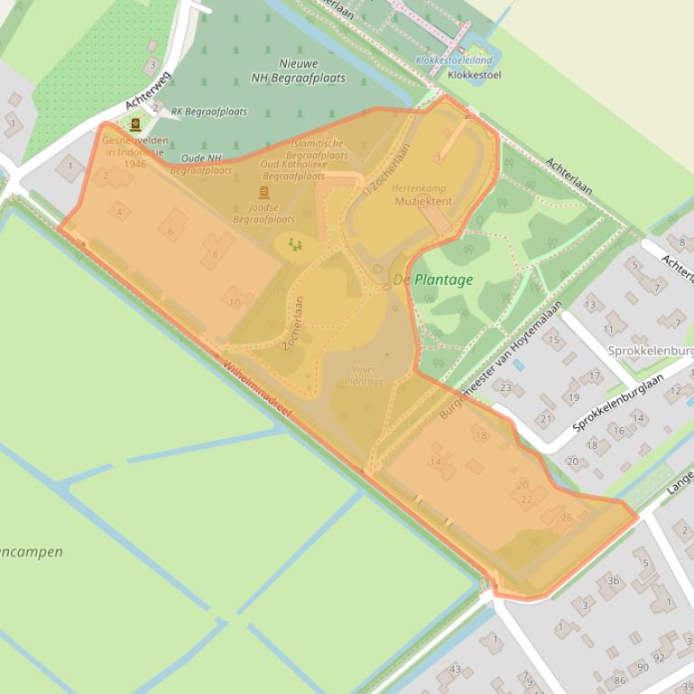 Kaart van postcodegebied 4101KE.