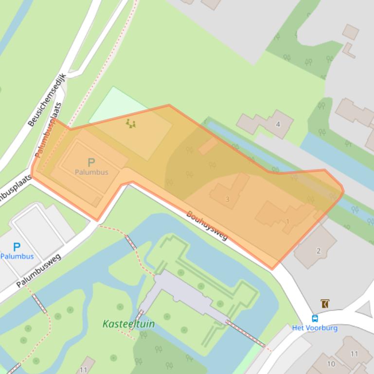 Kaart van postcodegebied 4101KP.