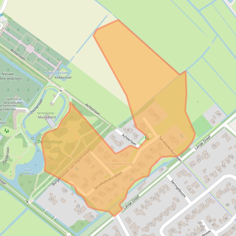 Kaart van postcodegebied 4101NN.