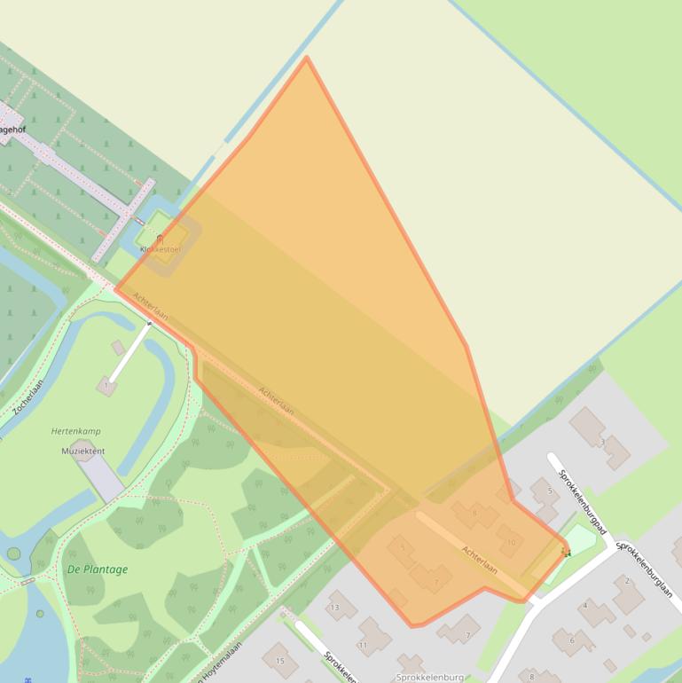 Kaart van postcodegebied 4101NZ.