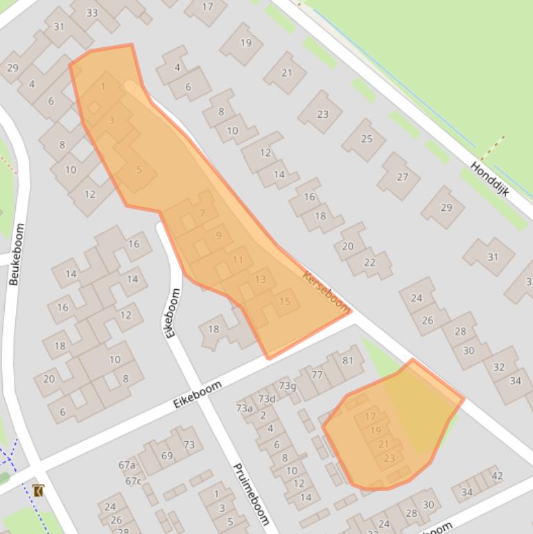 Kaart van postcodegebied 4101VM.