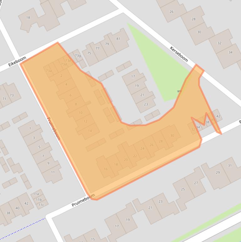 Kaart van postcodegebied 4101VR.