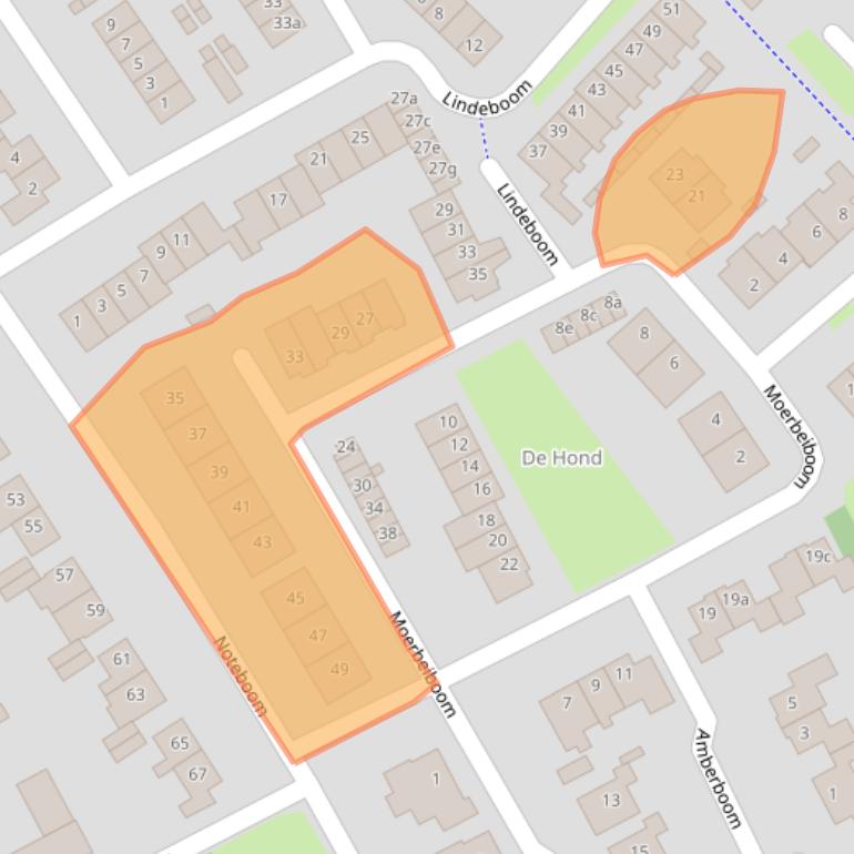 Kaart van postcodegebied 4101WC.