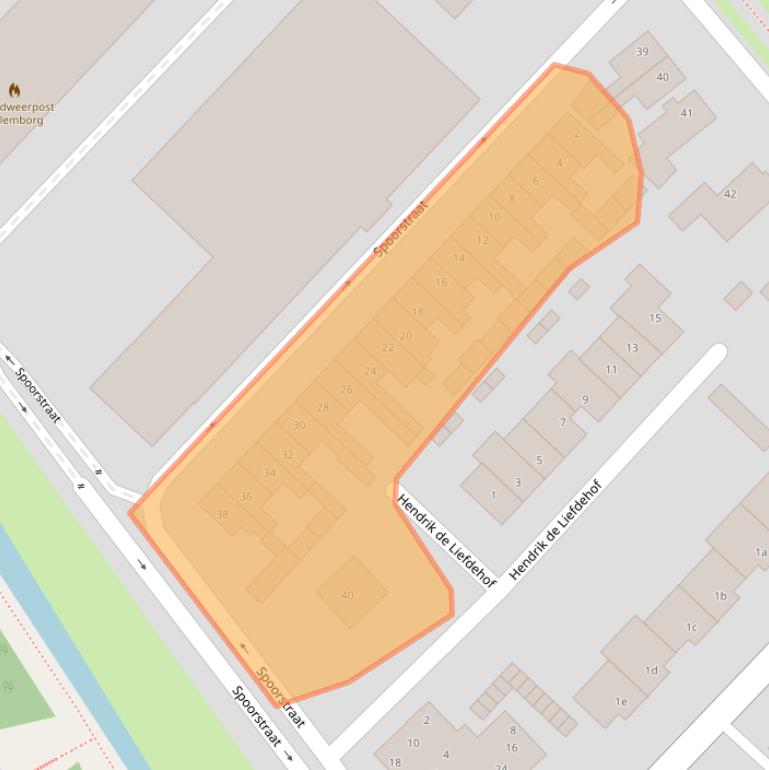 Kaart van postcodegebied 4101XK.