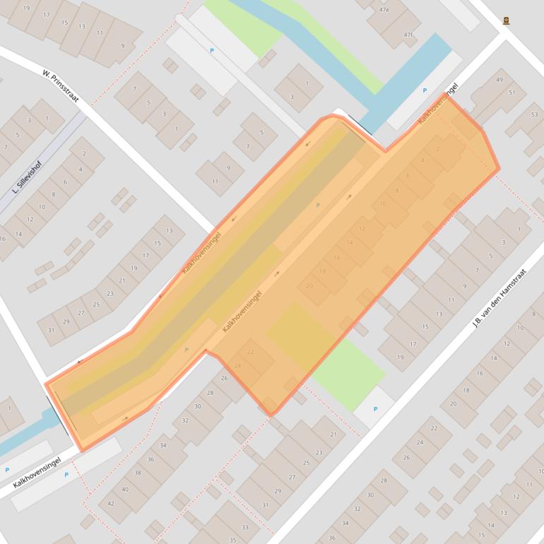 Kaart van postcodegebied 4101ZD.