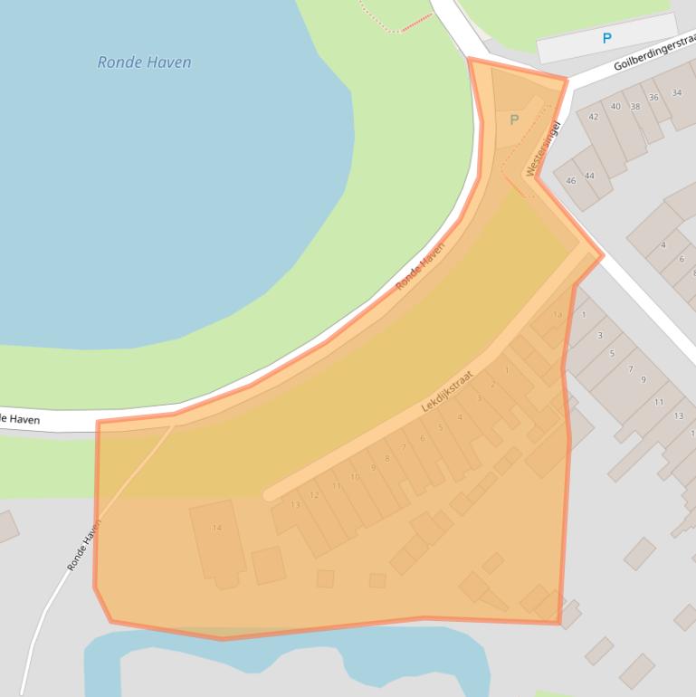 Kaart van postcodegebied 4101ZL.