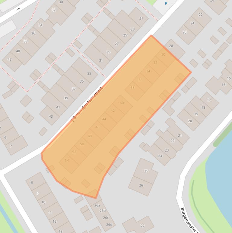 Kaart van postcodegebied 4101ZR.