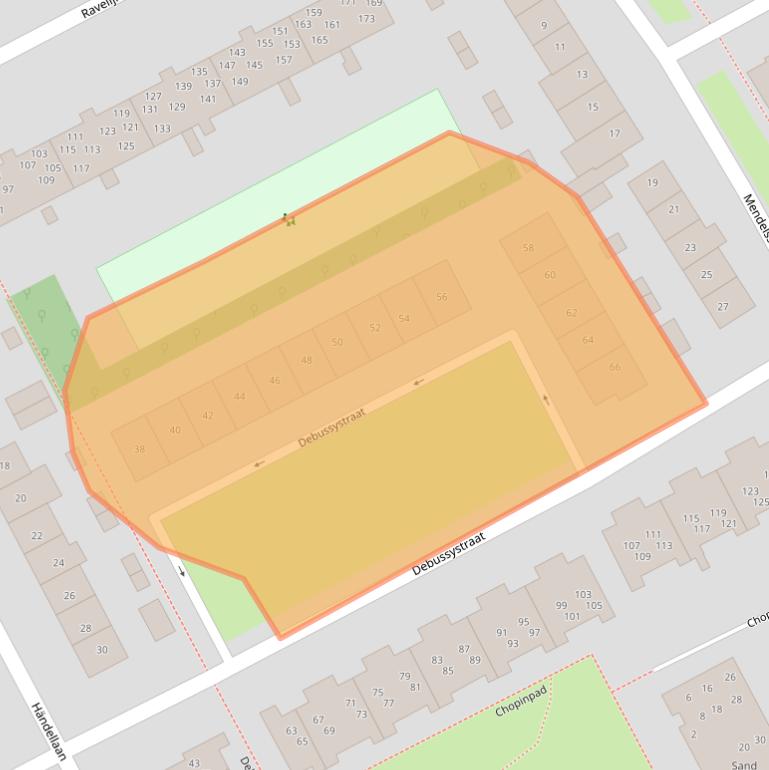 Kaart van postcodegebied 4102AT.
