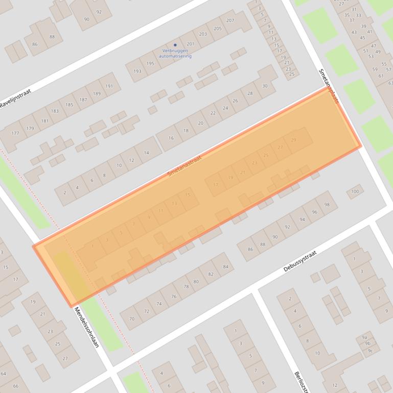 Kaart van postcodegebied 4102BA.