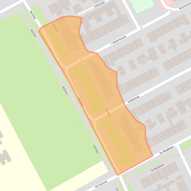 Kaart van postcodegebied 4102BS.