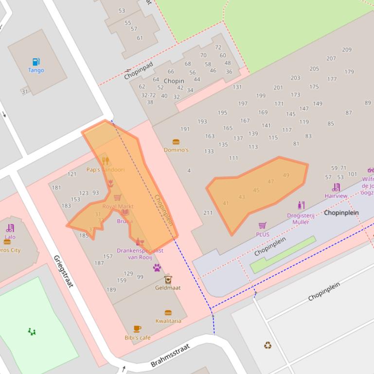 Kaart van postcodegebied 4102CP.