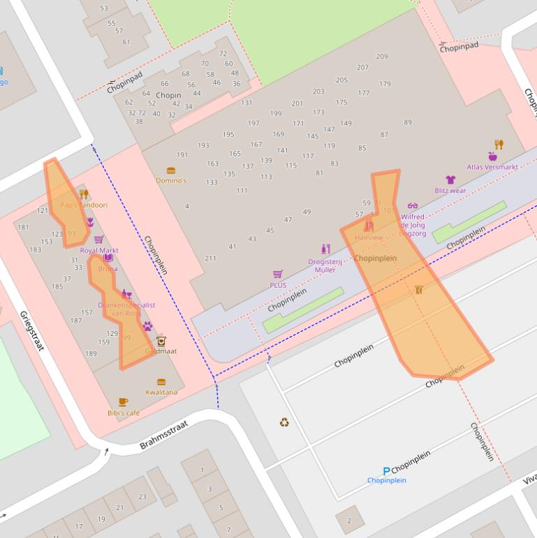 Kaart van postcodegebied 4102CR.