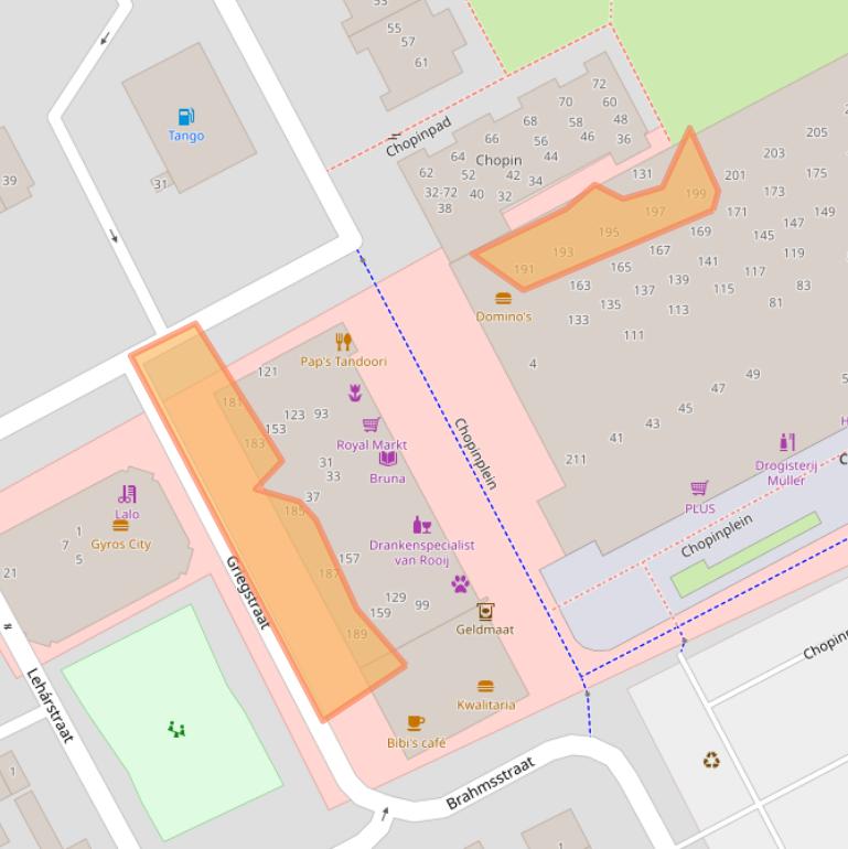 Kaart van postcodegebied 4102CT.