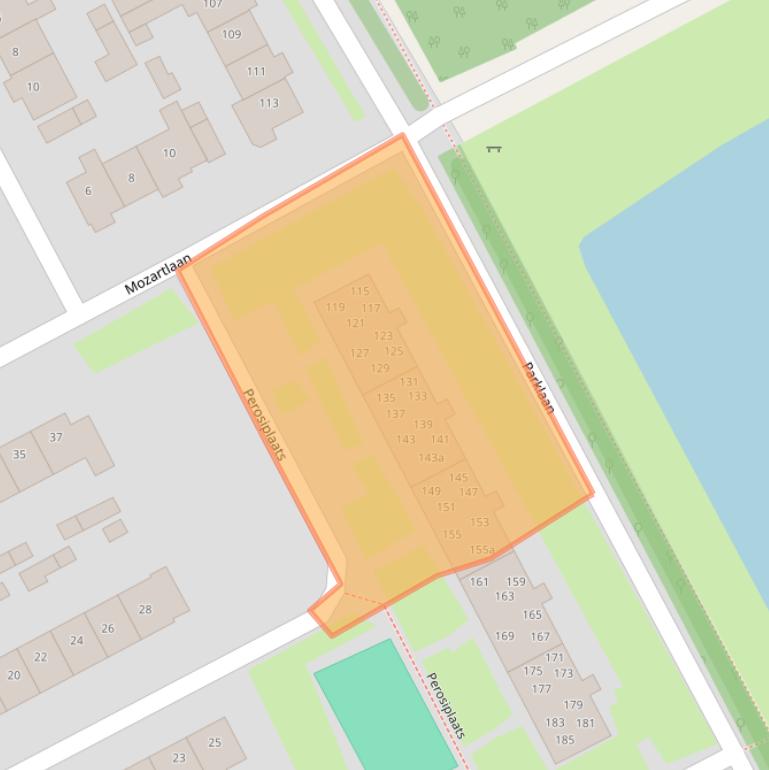 Kaart van postcodegebied 4102ED.