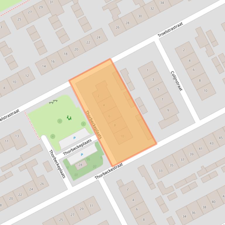 Kaart van postcodegebied 4102ER.