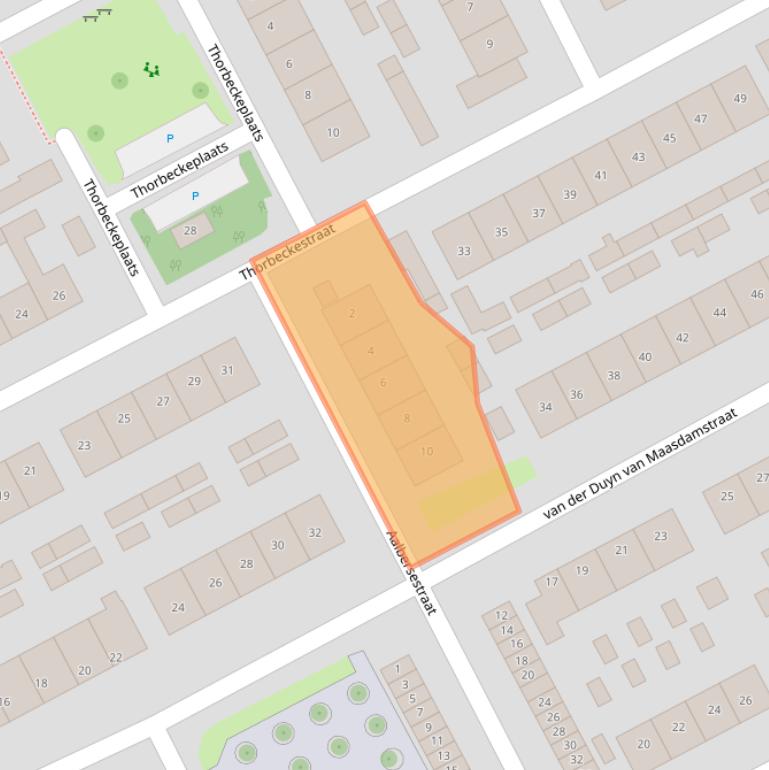 Kaart van postcodegebied 4102GG.