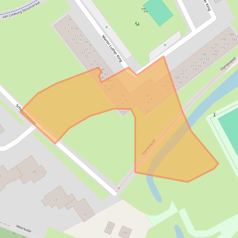 Kaart van postcodegebied 4102GS.