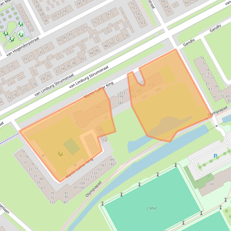 Kaart van postcodegebied 4102GW.