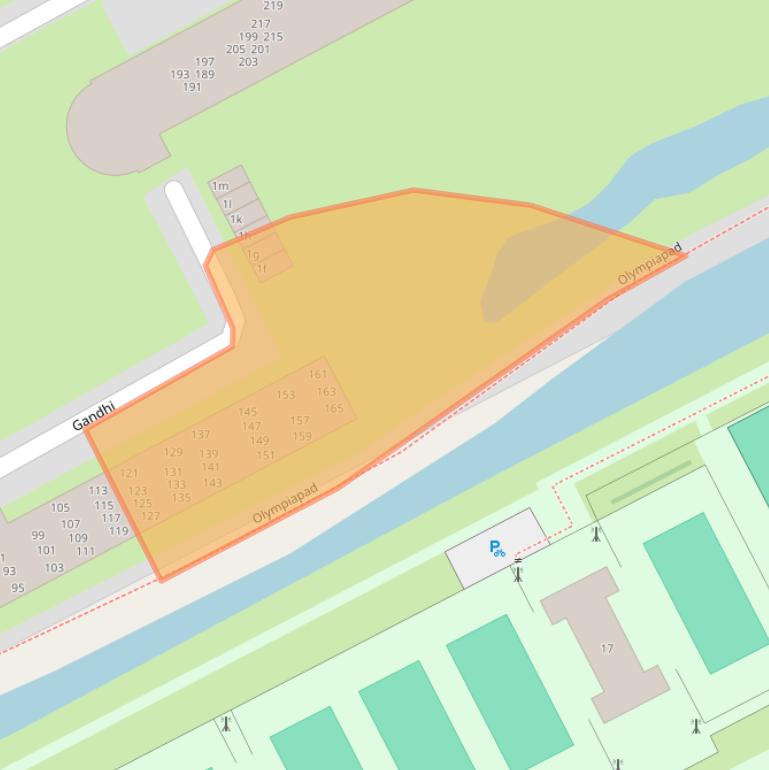 Kaart van postcodegebied 4102HJ.