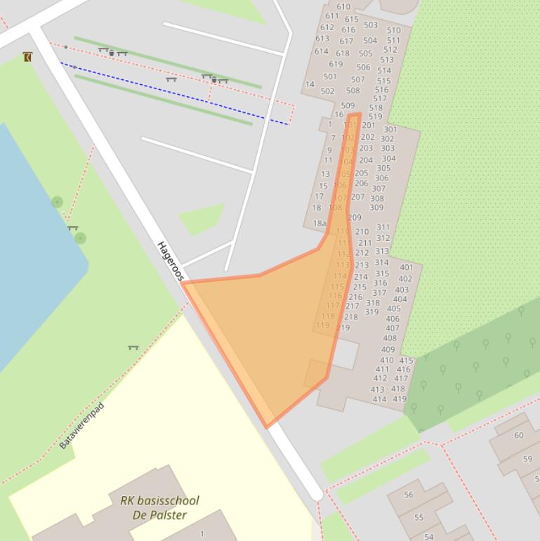 Kaart van postcodegebied 4102JB.