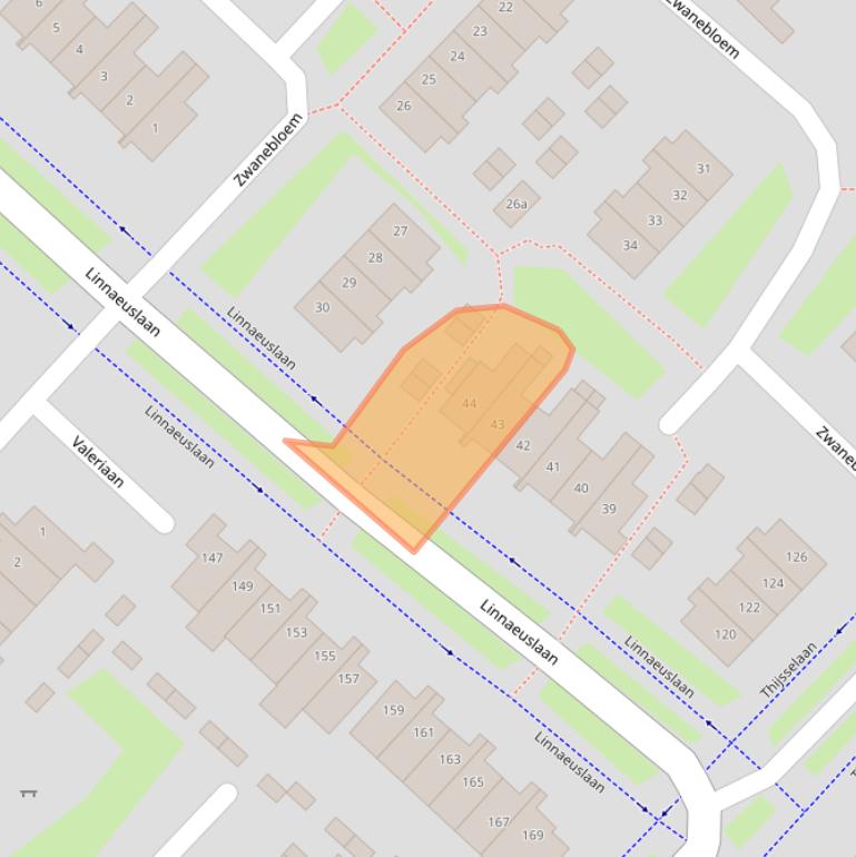 Kaart van postcodegebied 4102KK.