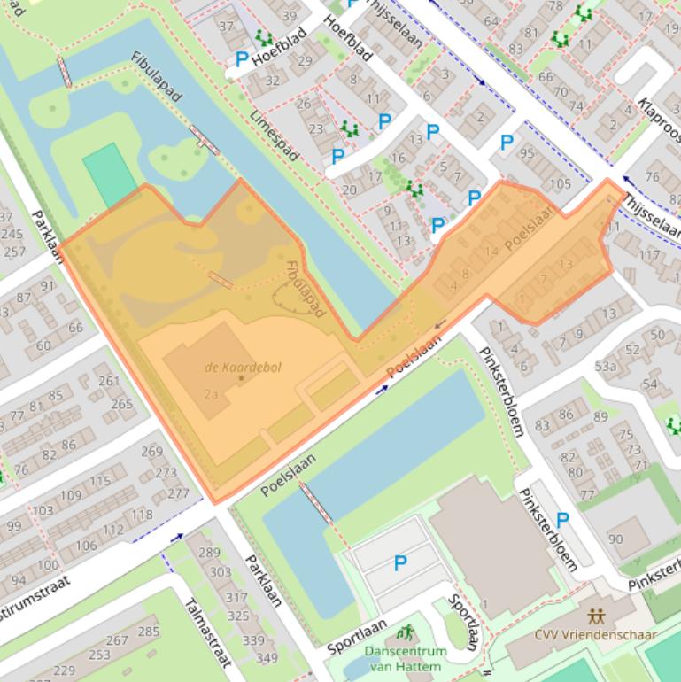 Kaart van postcodegebied 4102KN.