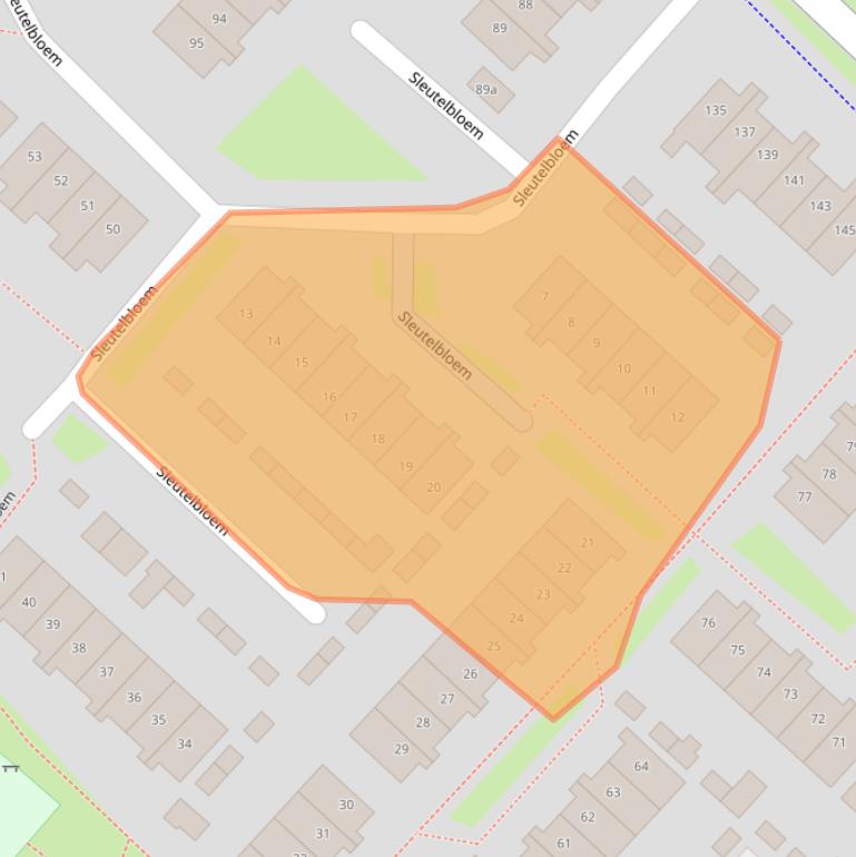 Kaart van postcodegebied 4102VA.