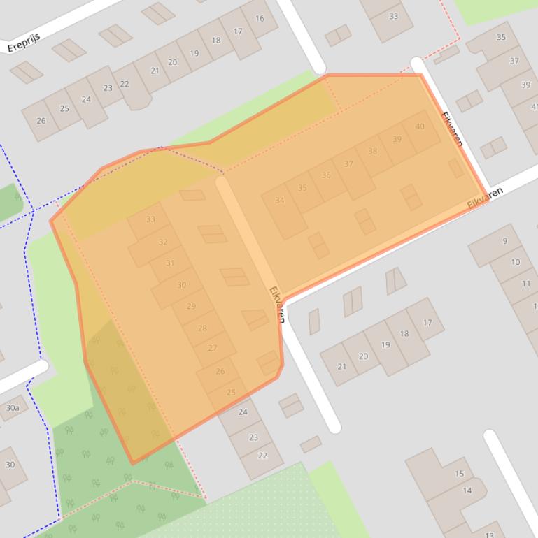 Kaart van postcodegebied 4102XG.