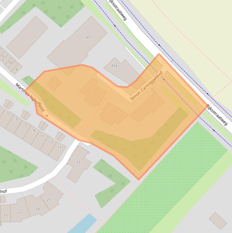 Kaart van postcodegebied 4103NG.