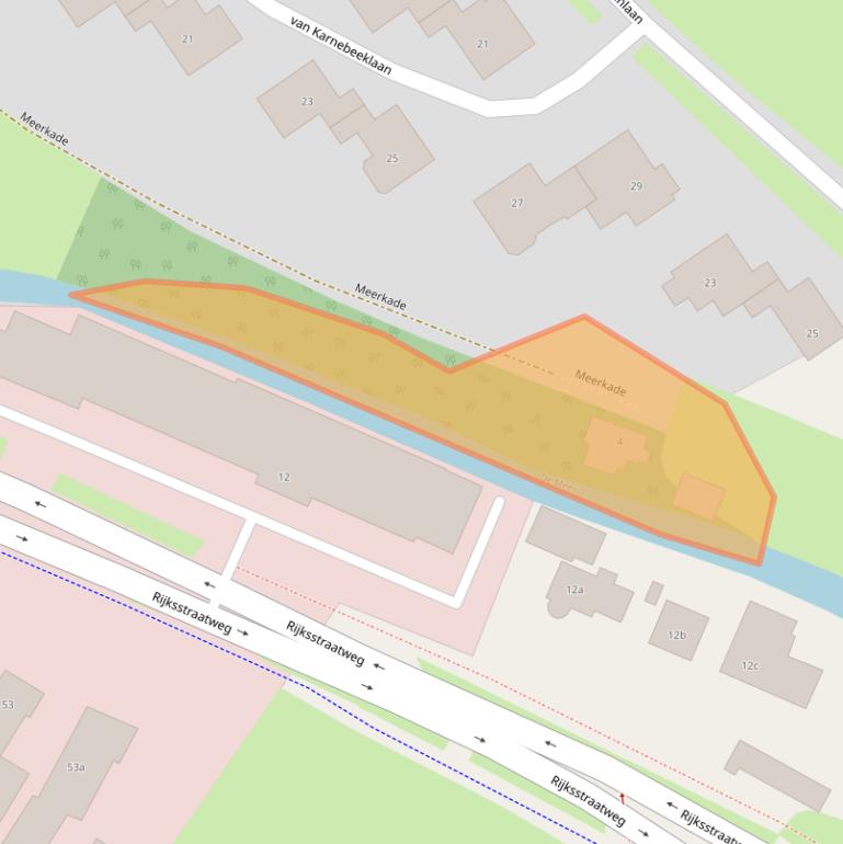 Kaart van postcodegebied 4103NL.