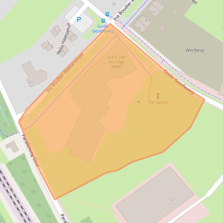 Kaart van postcodegebied 4103NN.