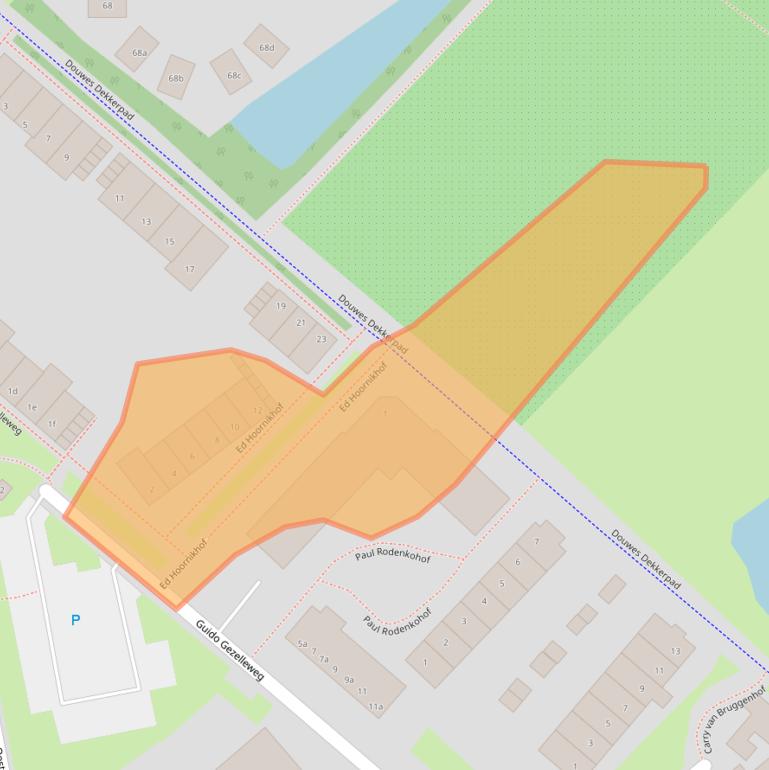 Kaart van postcodegebied 4103VL.