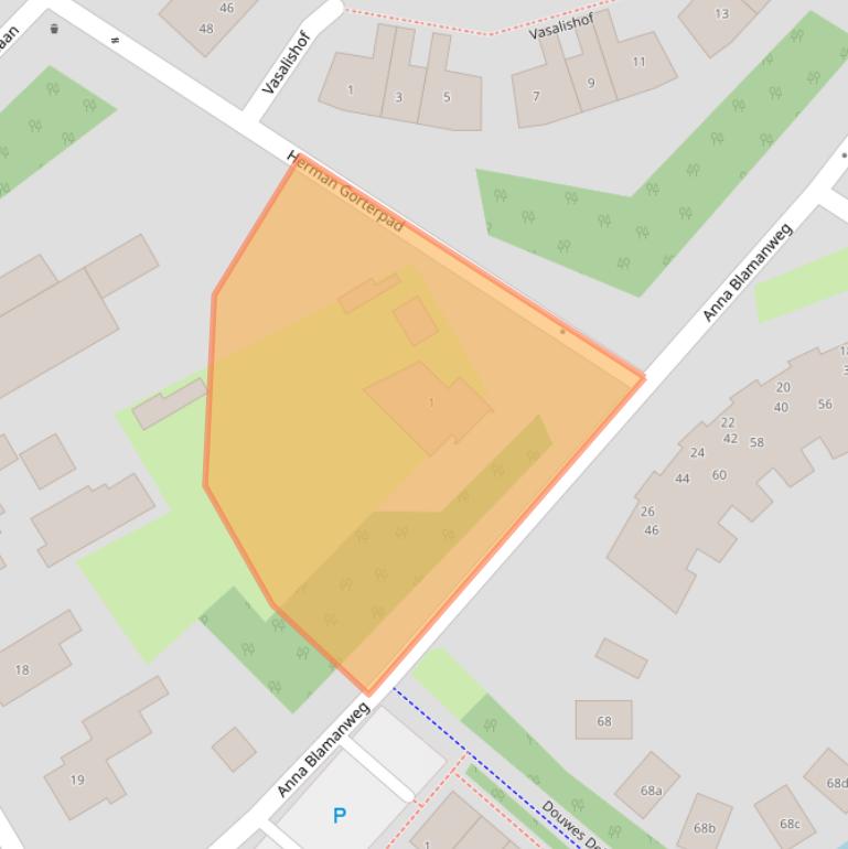 Kaart van postcodegebied 4103WH.