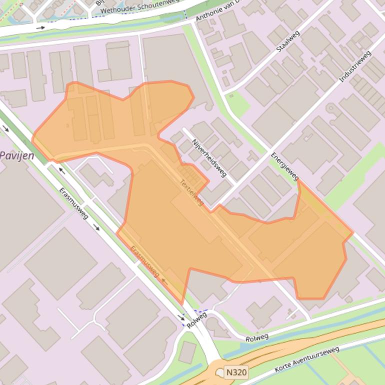 Kaart van postcodegebied 4104AM.