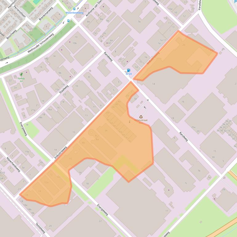 Kaart van postcodegebied 4104AR.